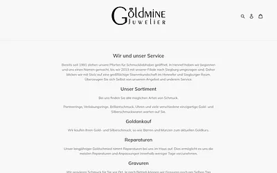 goldmine-juwelier.de snapshot
