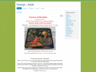 fannys-antik.dk snapshot