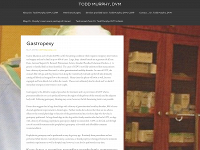 toddmurphyvet.com snapshot