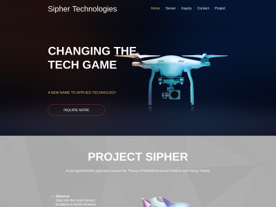 siphertechnologies.com snapshot