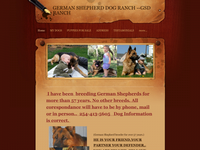 gsdranch.com snapshot