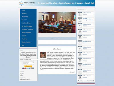 templeisraelkc.org snapshot
