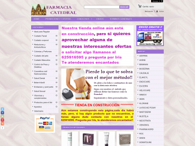 farmaciacatedralonline.es snapshot