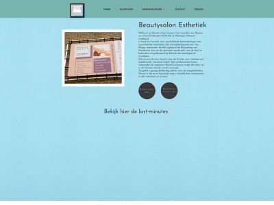 salonesthetiek.be snapshot