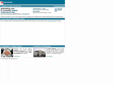 galholding.com snapshot