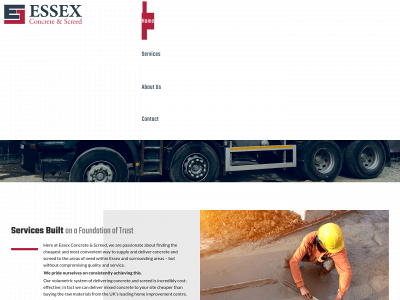 essexconcreteandscreed.com snapshot