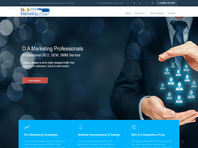 damarketingpros.com snapshot