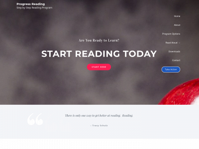 progressreading.net snapshot