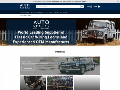 autosparks.co.uk snapshot