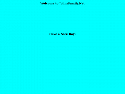 johnsfamily.net snapshot