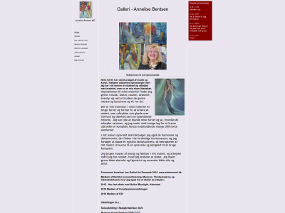 annelisebentsen.dk snapshot