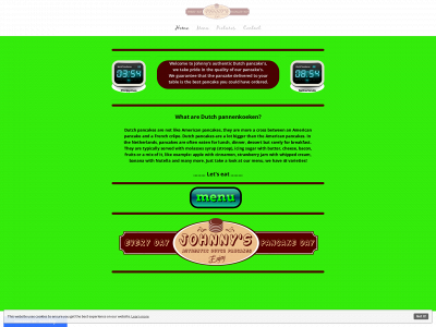 johnnypancake.weebly.com snapshot