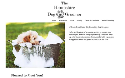 thehampshiredoggroomer.com snapshot