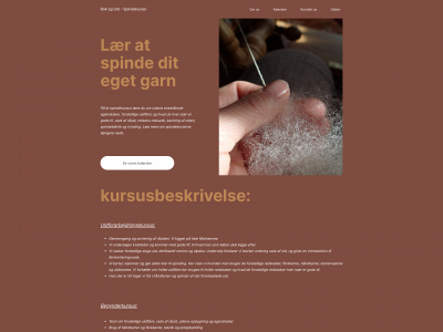 rokoguld-spindekurser.dk snapshot