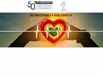 centre-lecinquante.be snapshot