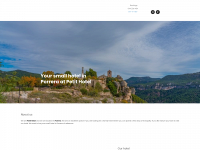 petithotelporrera.com snapshot