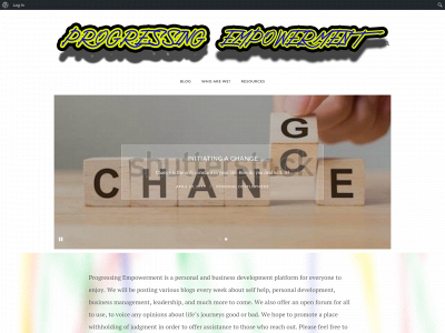 progressingempowerment.com snapshot