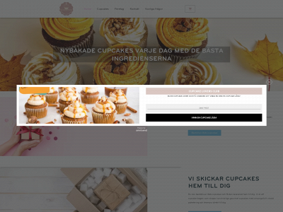 thecupcakefactory.se snapshot