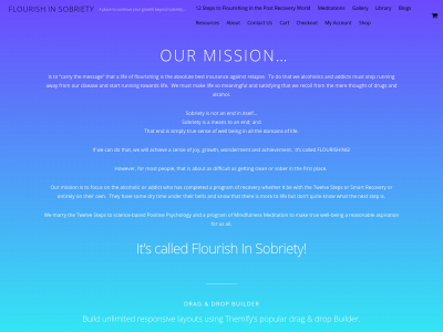 flourishinsobriety.org snapshot