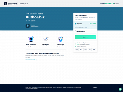 author.biz snapshot