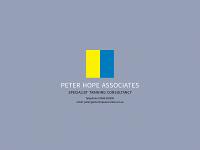 peterhopeassociates.co.uk snapshot
