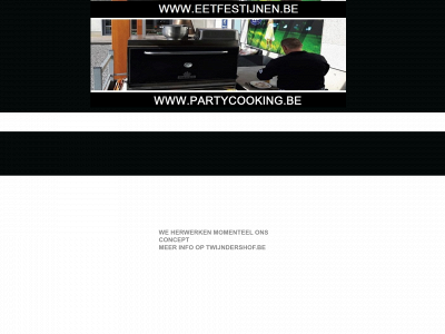 partycooking.be snapshot