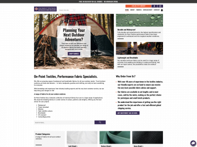 onpointtextiles.co.uk snapshot