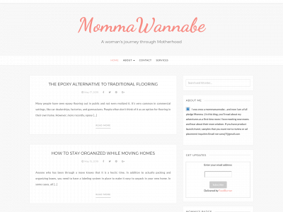 mommawannabe.com snapshot
