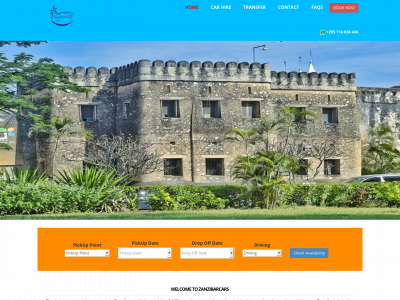 www.zanzibarcars.co.tz snapshot