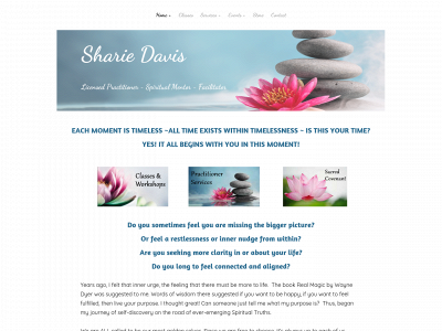 www.shariedavis.com snapshot