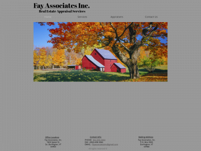fayassociatesvt.com snapshot