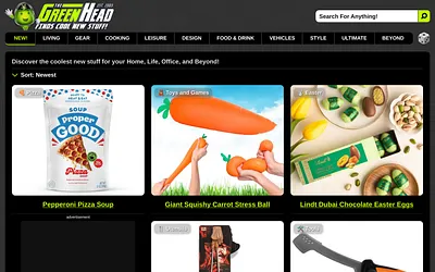 thegreenhead.com snapshot