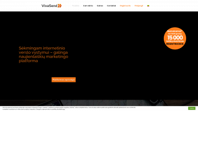 vivasend.lt snapshot