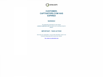 customer-captivators.com snapshot