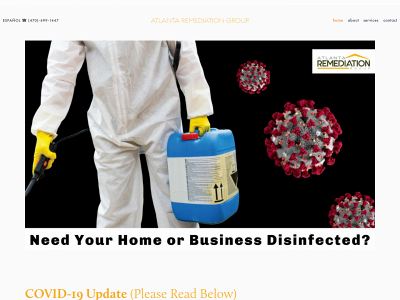 atlantaremediation.com snapshot