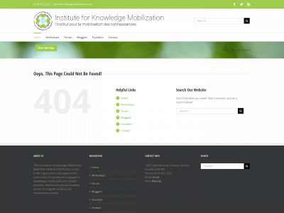 knowledgemobilization.net snapshot