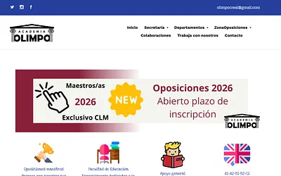 olimpoformacion.es snapshot