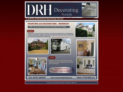 drhdecorating.co.uk snapshot