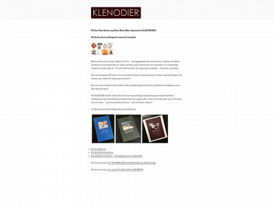 klenodier.no snapshot