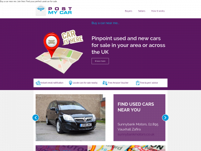 postmycar.co.uk snapshot