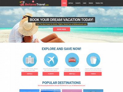 bellametravel.com snapshot