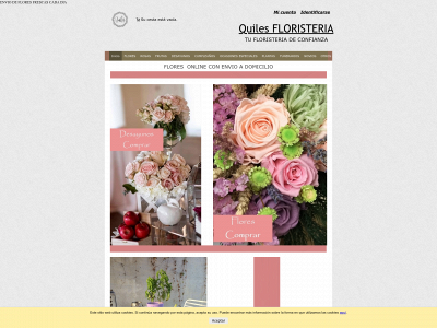 www.quilesfloristeria.es snapshot