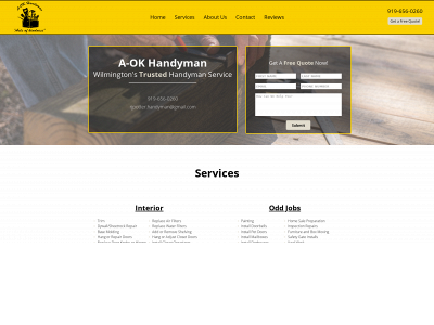 a-okhandyman.com snapshot