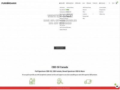 pureorganixcanada.com snapshot
