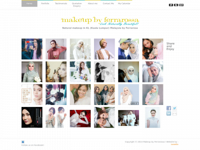 makeupbyferrarossa.com snapshot