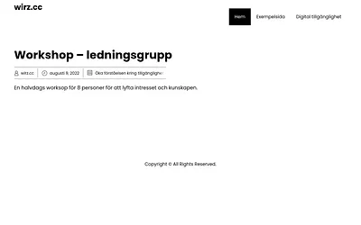 wirz.cc snapshot