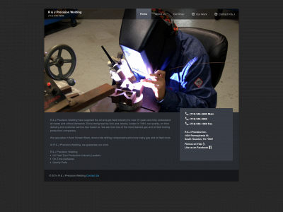 rjprecisionwelding.com snapshot