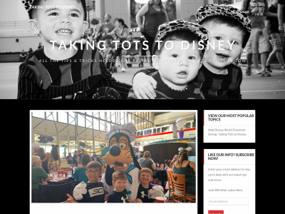 takingtotstodisney.com snapshot