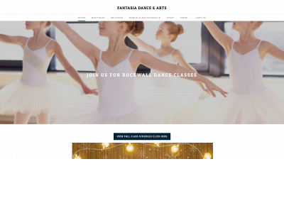 www.fantasiadanceandarts.com snapshot