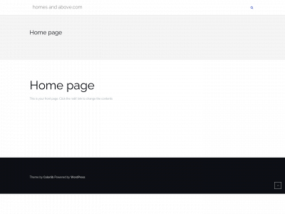 homesandabove.com snapshot